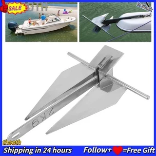 ⊹⊹ Style Boat Anchor 4KG Wing Type Plow Anchor For Boat Mooring