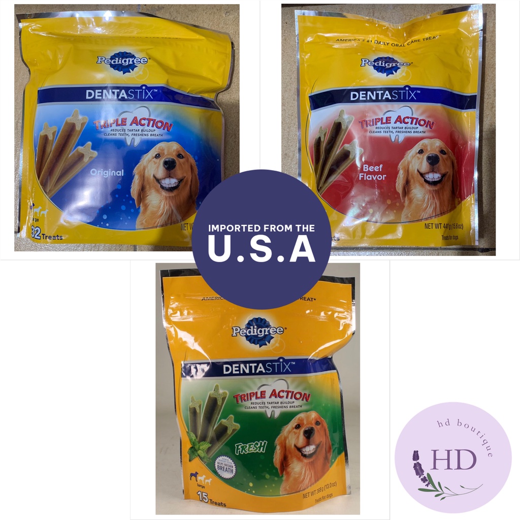 Pedigree Dentastix Triple Action for Large Breed , Dog Treats (Imported