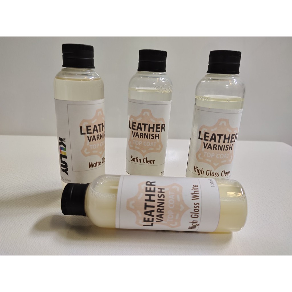 Kulay Leather Varnish 100ML (High Gloss Clear, Satin, Gloss White