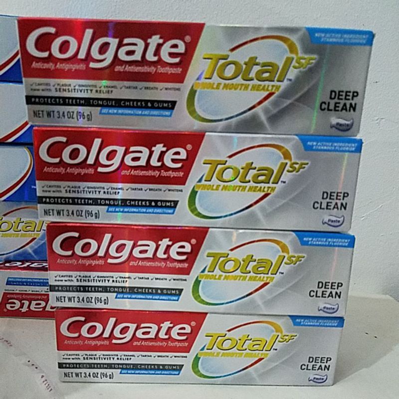 Colgate Total Whitening Toothpaste with Stannous Fluoride Sensitivity ...