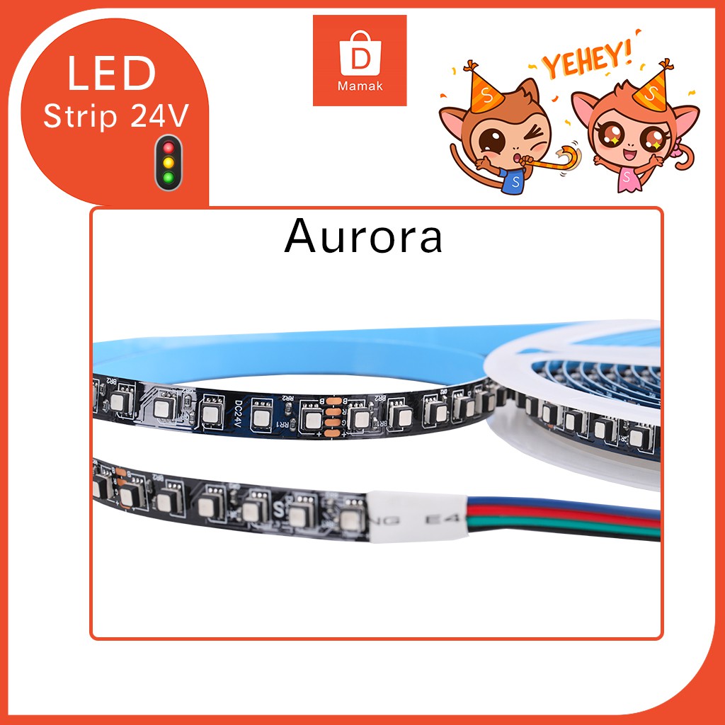 E2 Wave Aurora 600LEDs 5m RGB Ultra Bright Strip Dimmable