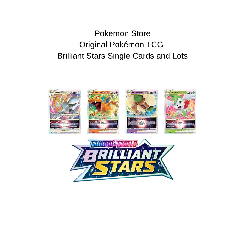 Original Pokémon TCG Brilliant Stars Single Cards Shopee Philippines