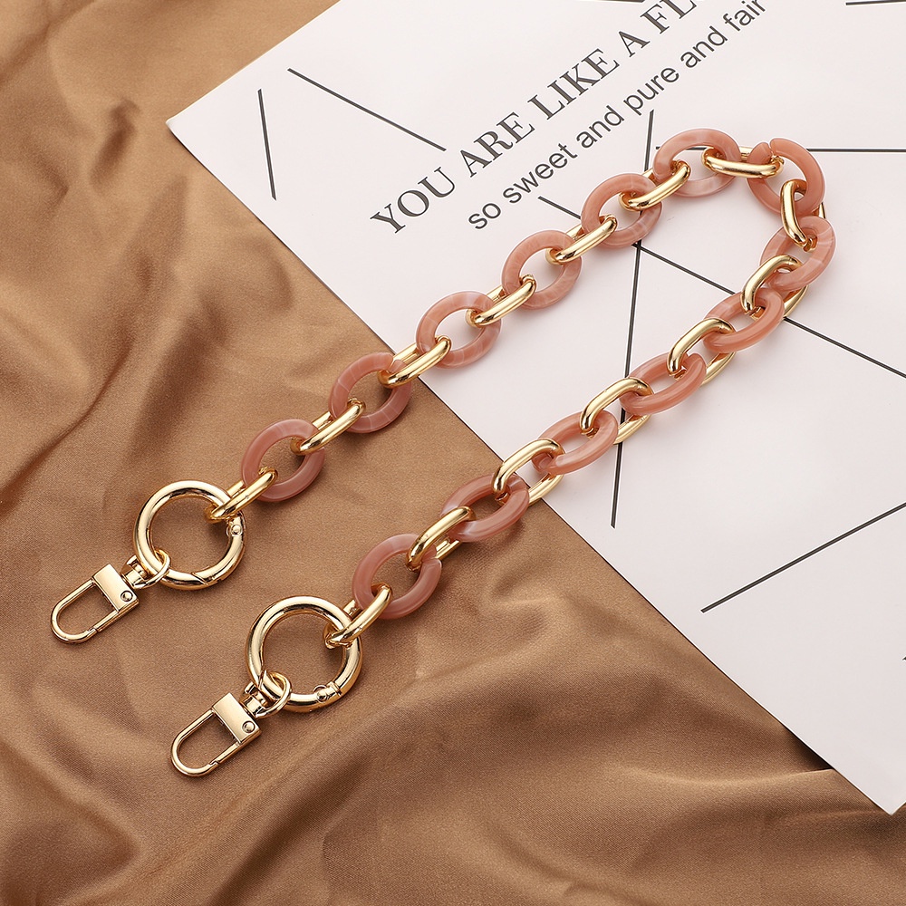 New Acrylic Chain Strap Removable Bag Accessories Colorful Women s Mask Chain Purse Resin Chain Fishbone chain Shopee Philippines