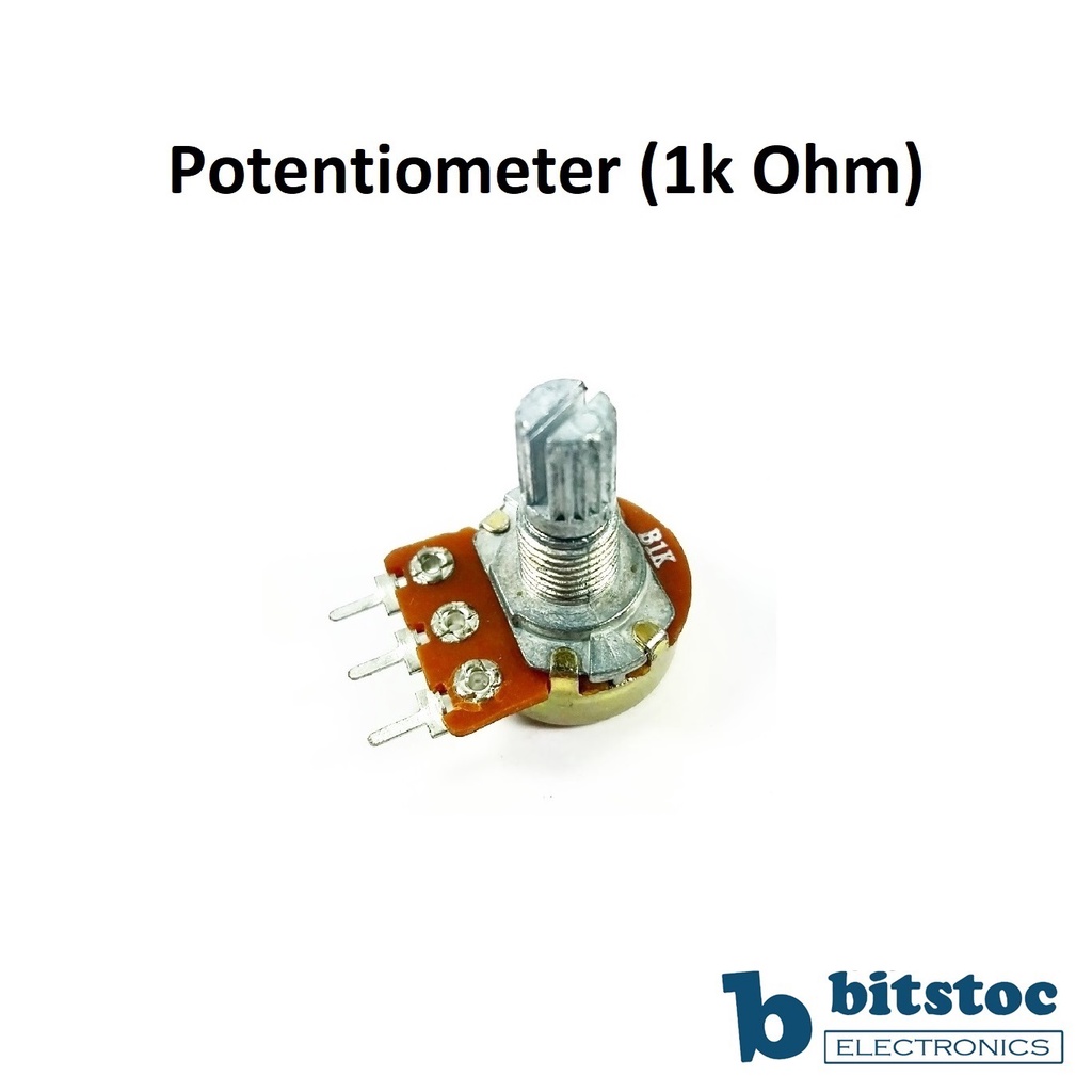 Potentiometer (1k Ohm) (4pcs pack) Shopee Philippines