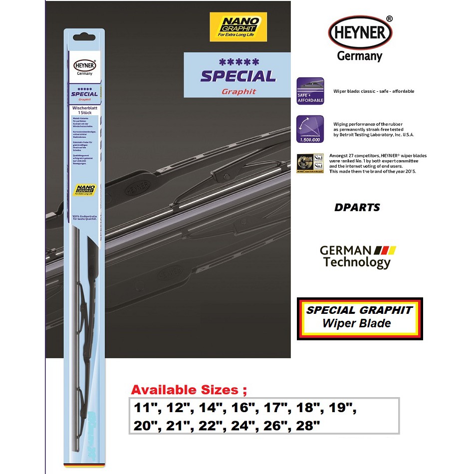 Heyner Special Graphit Wiper Blade ( Germany ) | Shopee Philippines