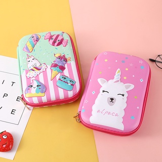 3D cute girl pencil case School stationery box Large capacity Pencil cases  for children pen case