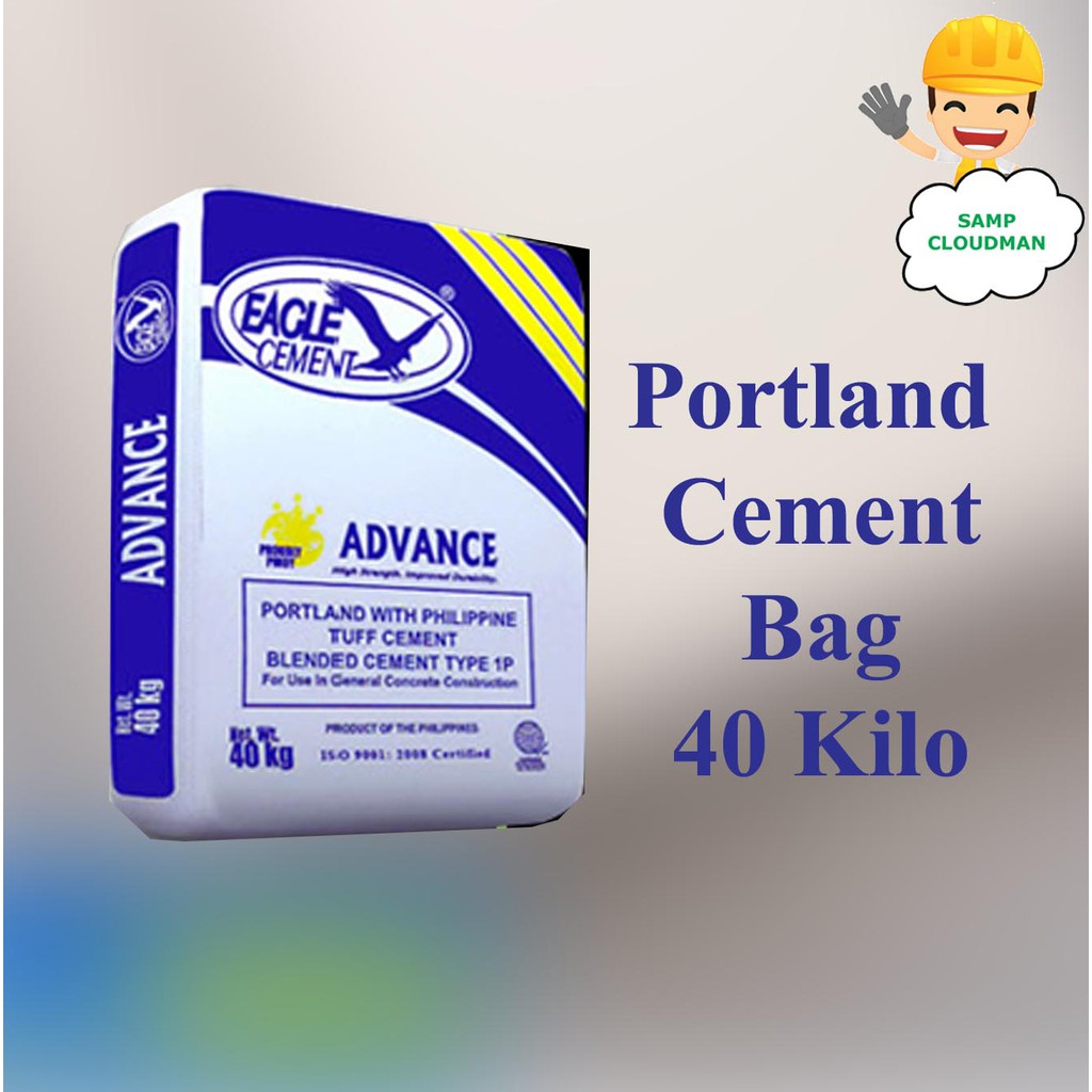 Eagle Portland Cement per Bag 40 Kilo Shopee Philippines