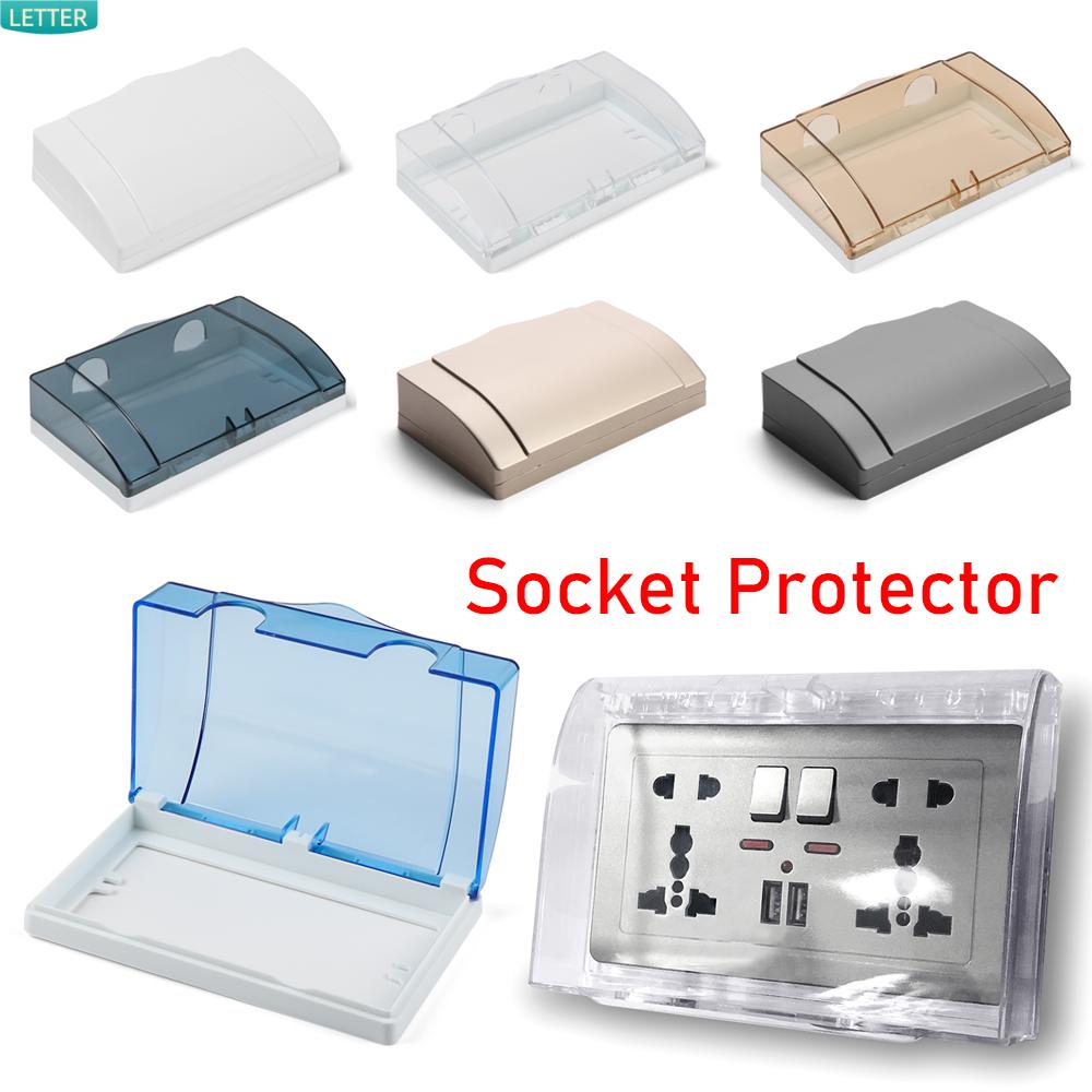 LETTER Multicolor Socket Protector Power Outlet 86 Type Waterproof ...
