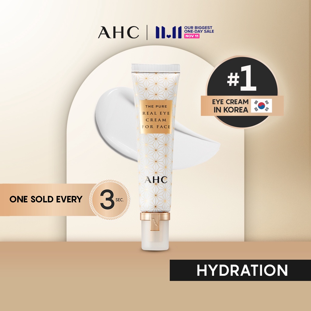 AHC The Pure Real Eye Cream For Face 30ml [Hydrating/Brightening