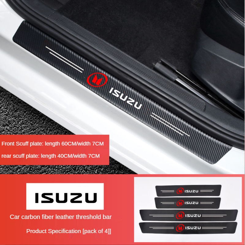 Isuzu Ready Stock Carbon fiber car door sticker panther/crosswind ...