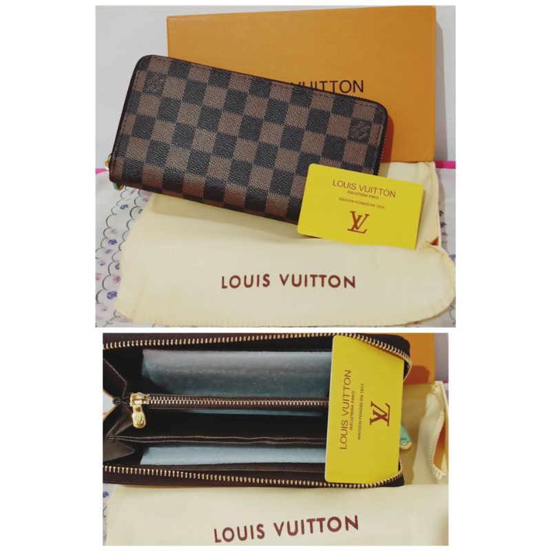 LOUIS VUITTON WALLET FOR WOMEN check brown design