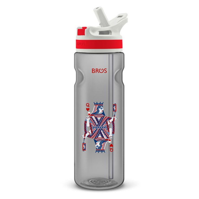 Bros Drinking Bottle Straws / Child / Sport (750ML) / Flip "Q