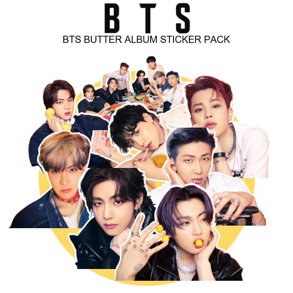 BTS BUTTER ALBUM STICKER PACK | Shopee Philippines