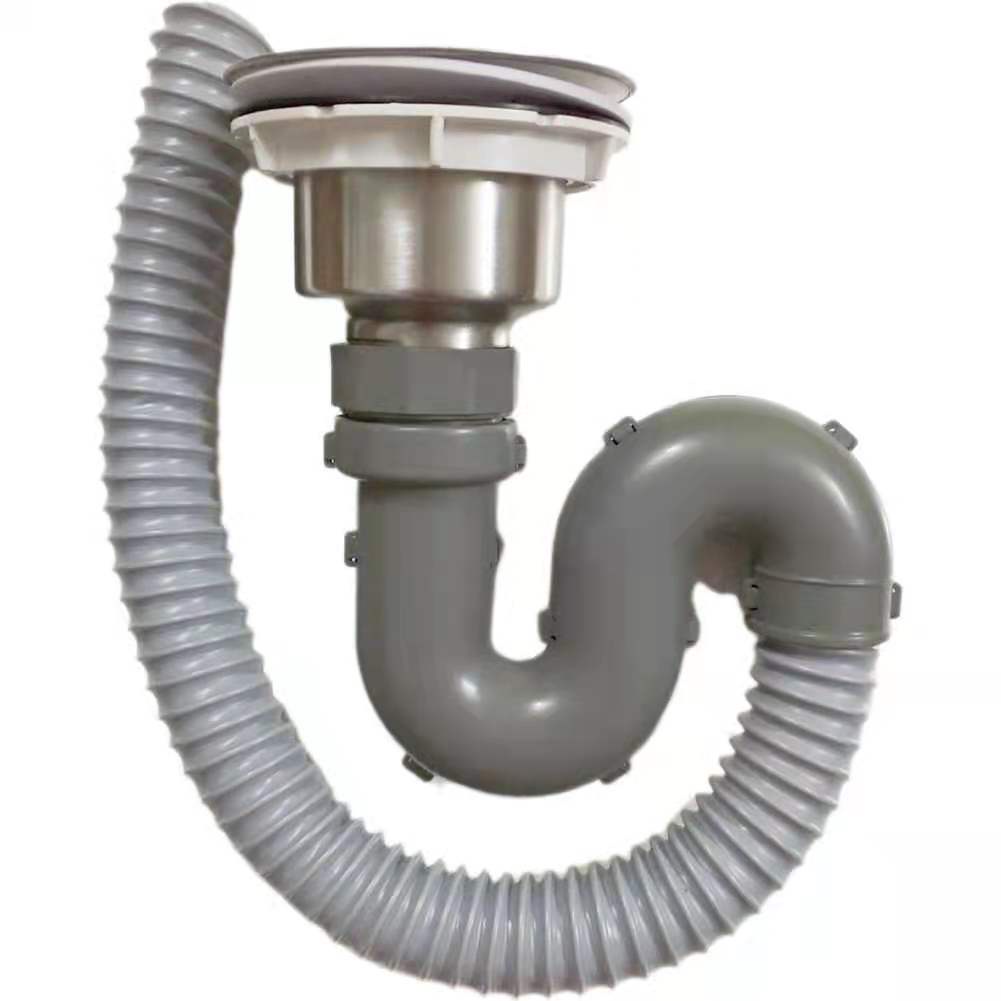 Kitchen sink stainless steel drain pipe fittings | Shopee Philippines