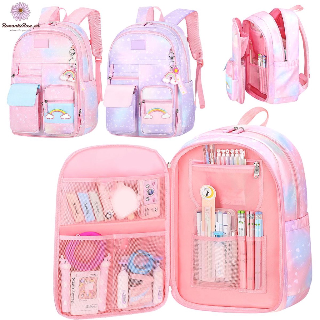 Large Capacity Girls Backpack Cute Children School Bags with ...