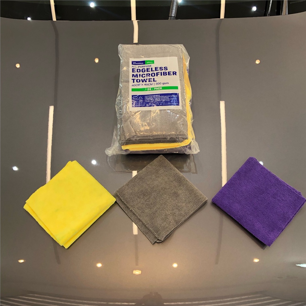 ♞The Cleaner's Depot Soft Premium Microfiber Towel 24pcs/pack 40X40cm