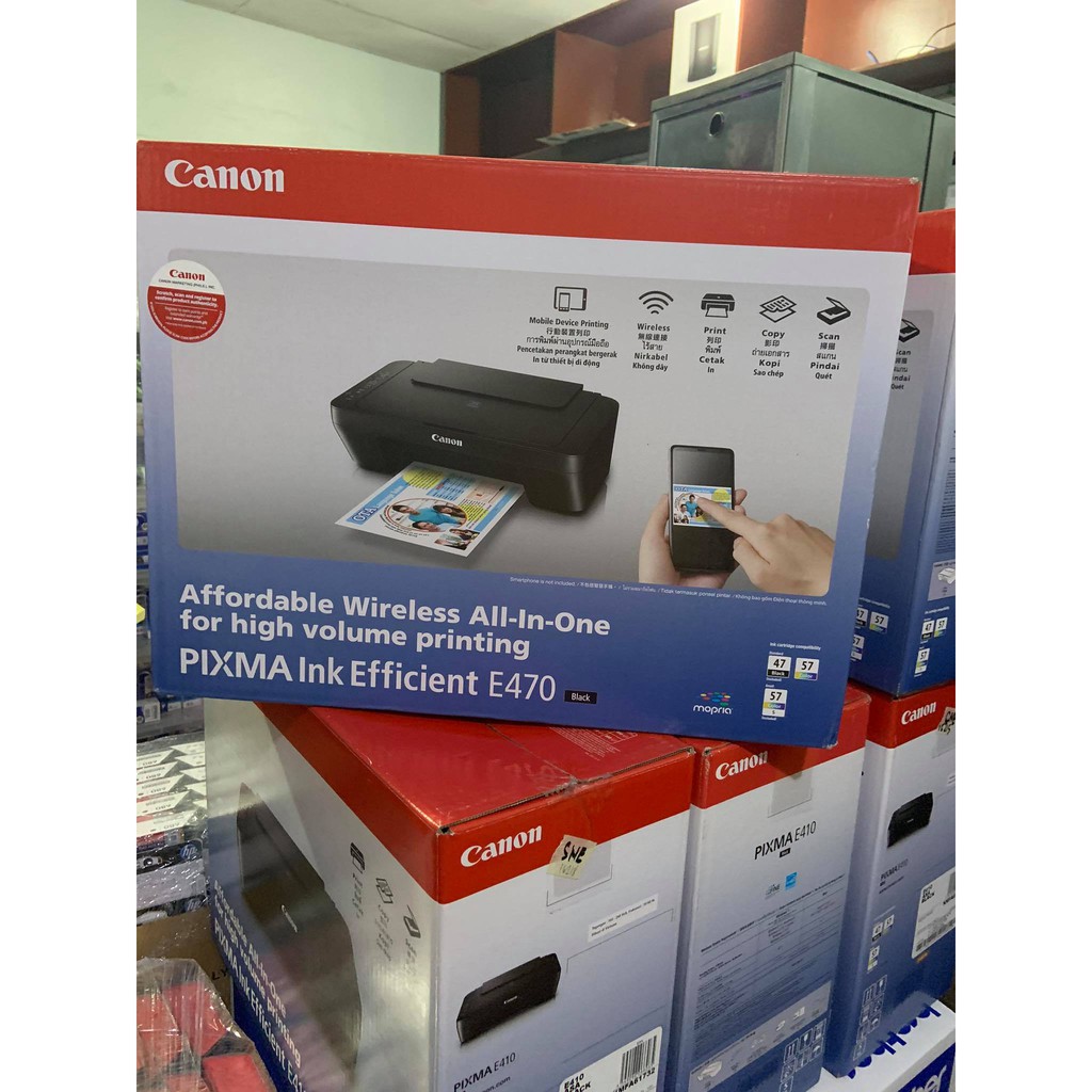 CANON PIXMA E470 INK EFFICIENT Shopee Philippines
