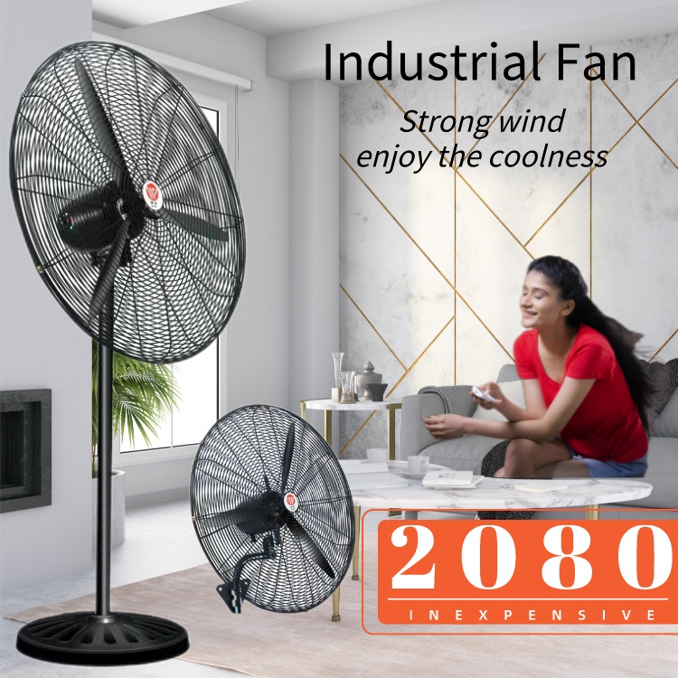 Industrial Fan Big Stand Fan 30 Inch Standard Electric Speed Vertical Industrial Wall Fan | Shopee