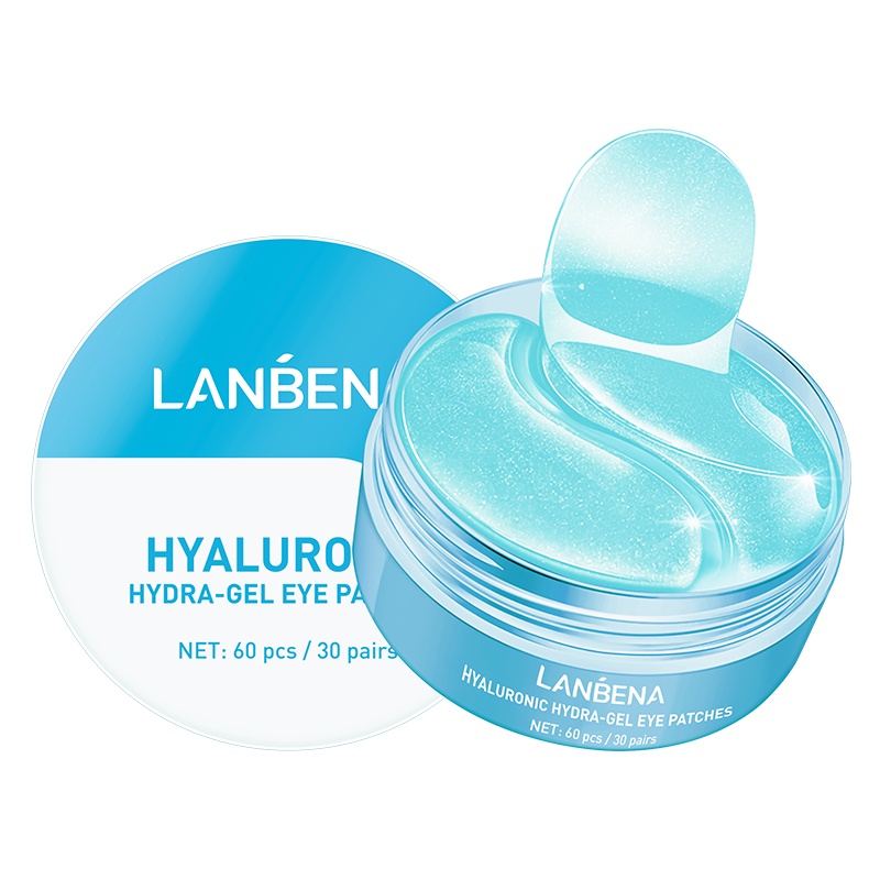 Lanbena Eye Mask Vitamin C Hydra Gel Eye Patches Whitening Under Eye Patch Anti Aging Eyebag