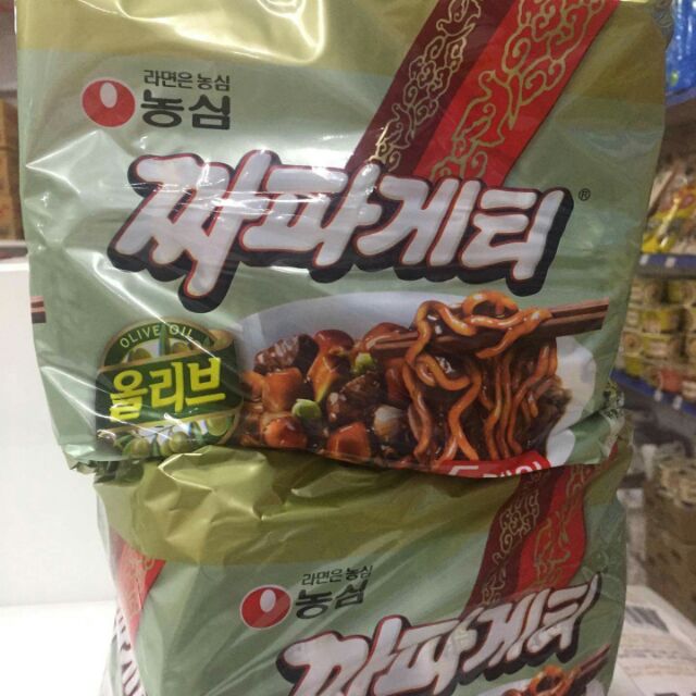 Nongshim Jjapaghetti Korean Noodles 1pack 5pcs Shopee Philippines