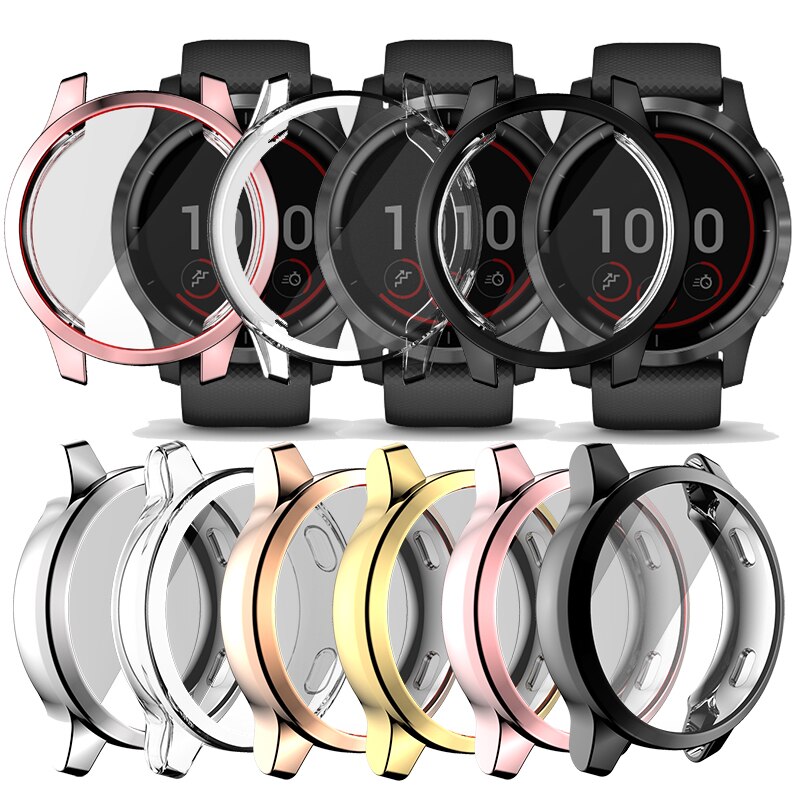 TPU Soft Screen Glass Protector Case For Garmin Vivoactive 4 / 4S Venu