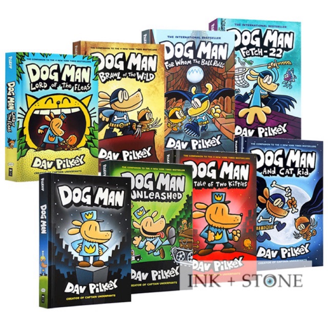 Dog Man set of 4 by Dav Pilkey / Comics / Comic book | Shopee Philippines