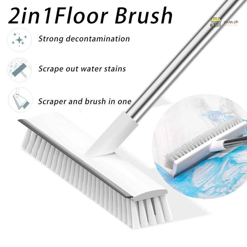 2 in 1 Floor Brush with Scraper Brush Cleaning Tools for Kitchen Wall ...