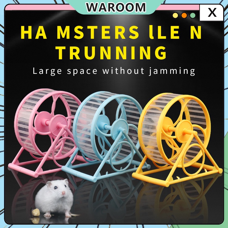 Hamster Running Wheel Small Pet Toy Exercise Treadmill For Guinea Pig ...