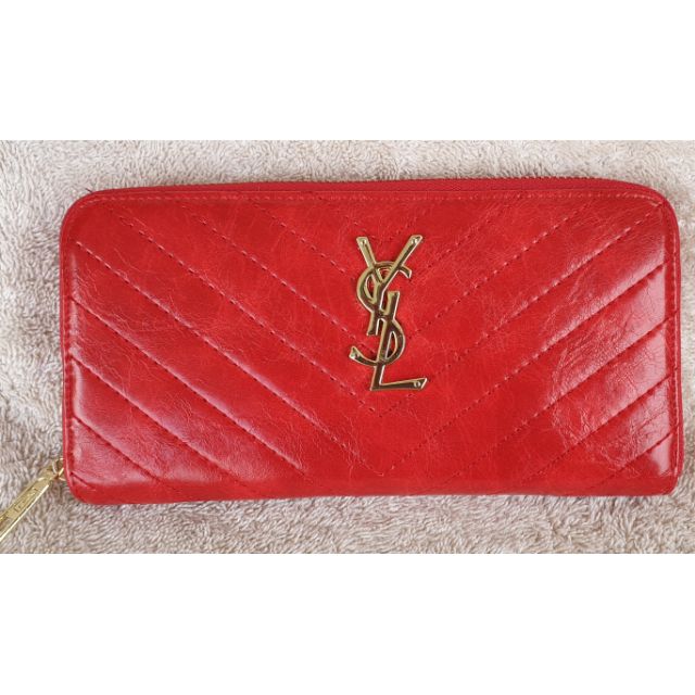 Ysl best sale long wallet