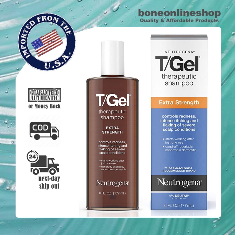 Neutrogena T/Gel Extra Strength Therapeutic Shampoo with coal tar ...