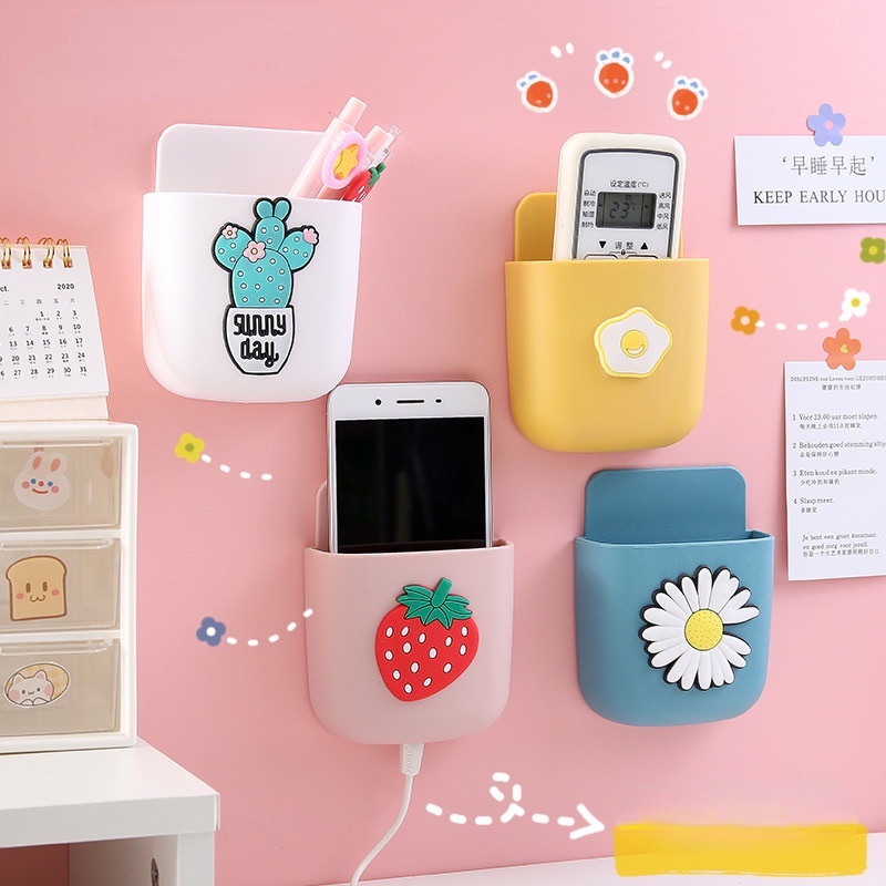 Oumi Wall-mounted Remote Control Storage Box Free Punching Box for ...