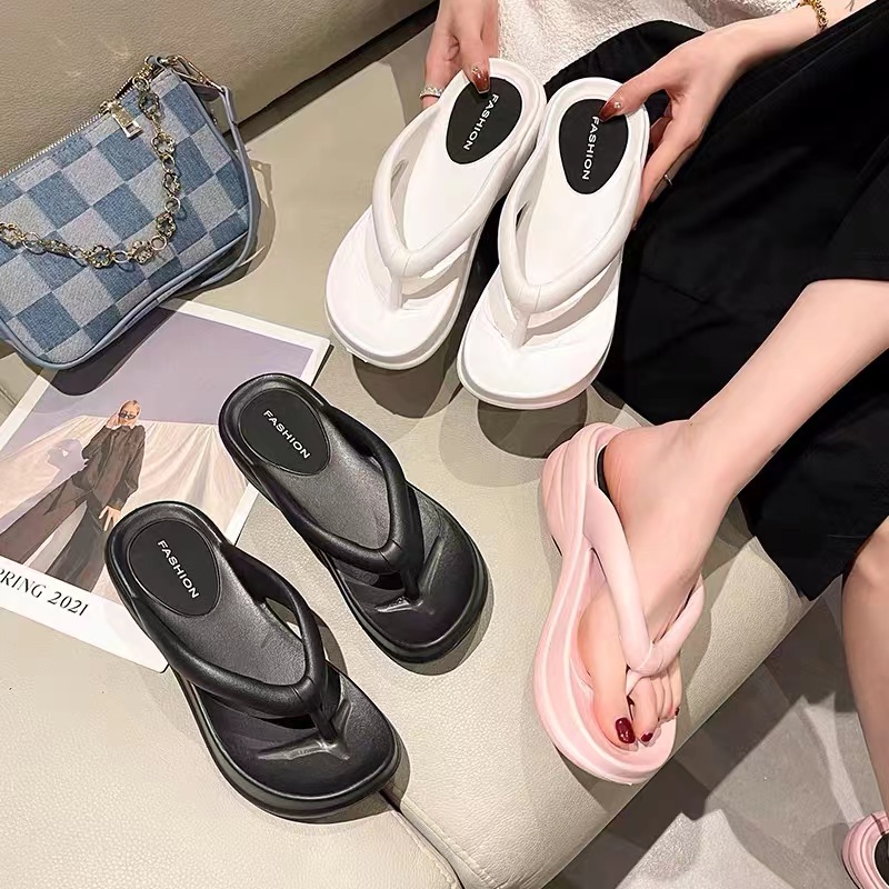 New korean Fashion Thick Platform sandals for women | Shopee Philippines