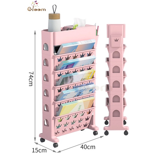 Bloom High Quality Storage Rack Side table Bookshelf Storage Student ...