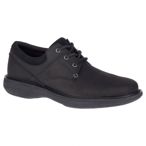 Merrell World Vue Lace -Black Mens Leather Casual Shoes | Shopee ...