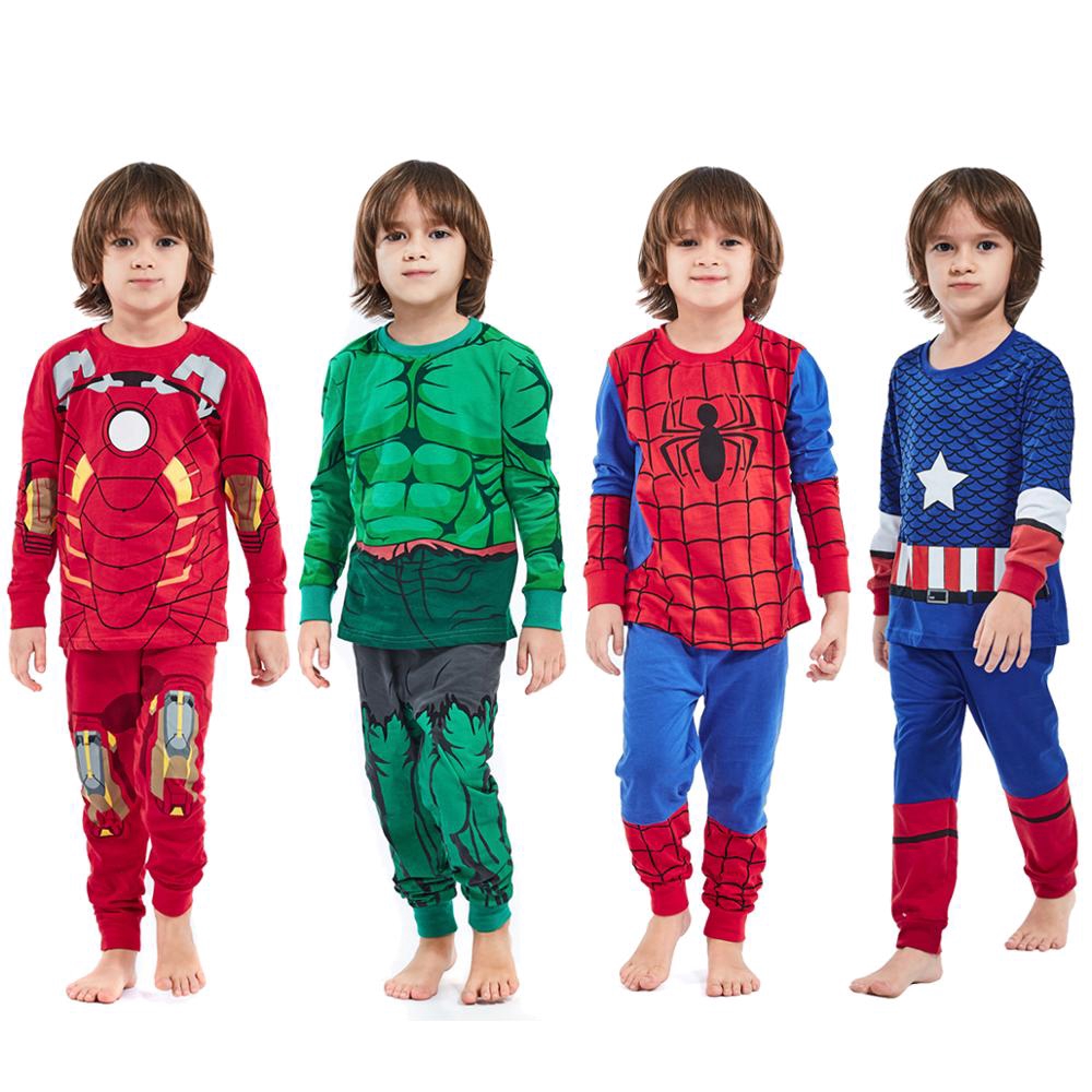 Pyjama Marvel Iron Man Enfant 2-8 Ans - 100% Coton Officiel