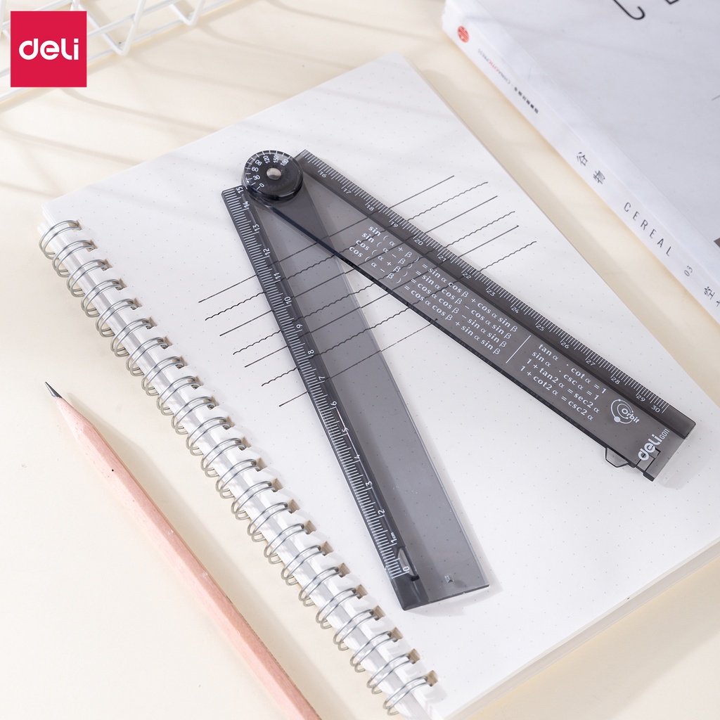 Deli Foldable Ruler Student Ruler 30cm Straight Rule Math Use School ...