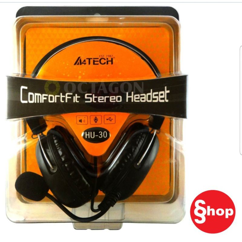 A4tech HU30 ComfortFit Stereo USB Headset Shopee Philippines