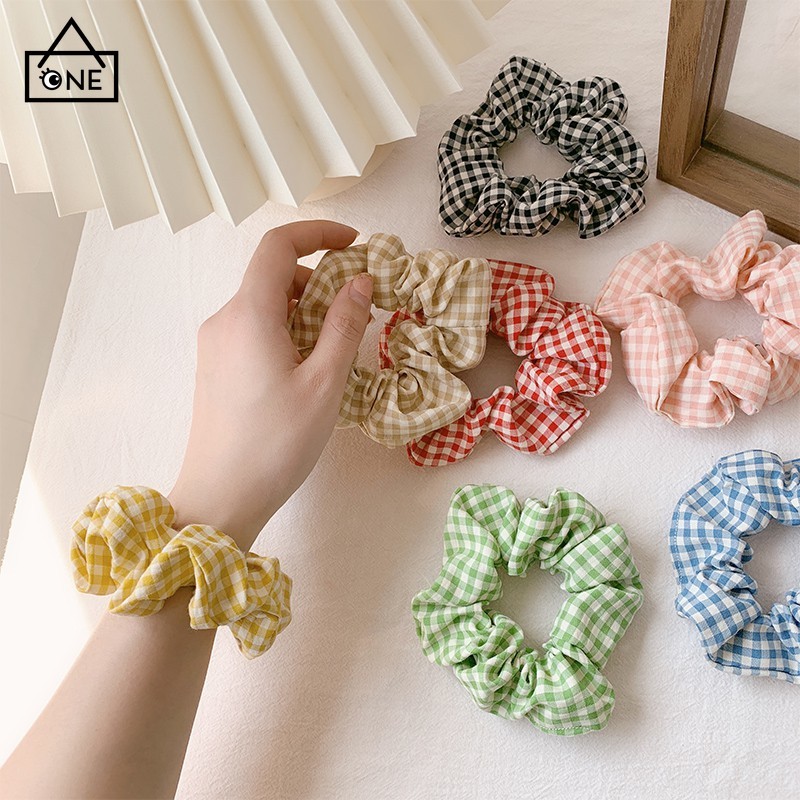 Bandhani Tie-Dye Cotton Elastic Rubber Band/Scrunchie