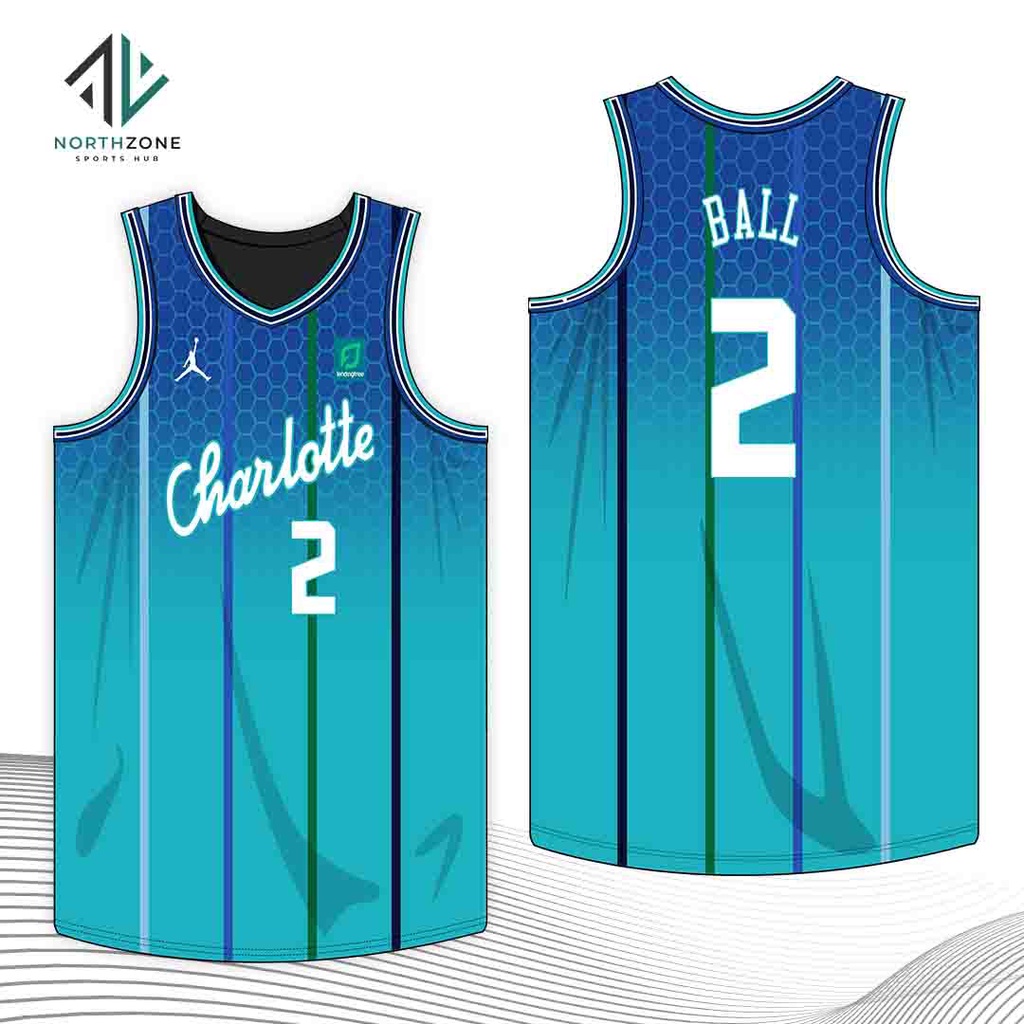 NZ X NBA Charlotte City Edition 2022 Top Jersey Shopee