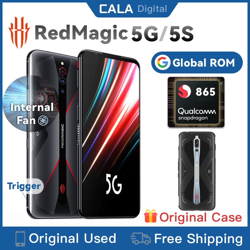 ZTE nubia Red Magic 7 6.8AMOLED 165Hz 64MP Snapdragon 8Gen1 4500mAh By  FedEx 