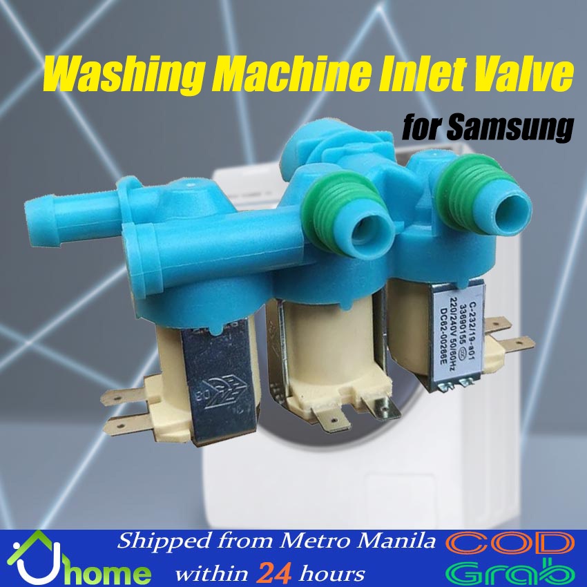 【SOYACAR】Triple Inlet Solenoid Valve Washing Machine Parts for Samsung ...