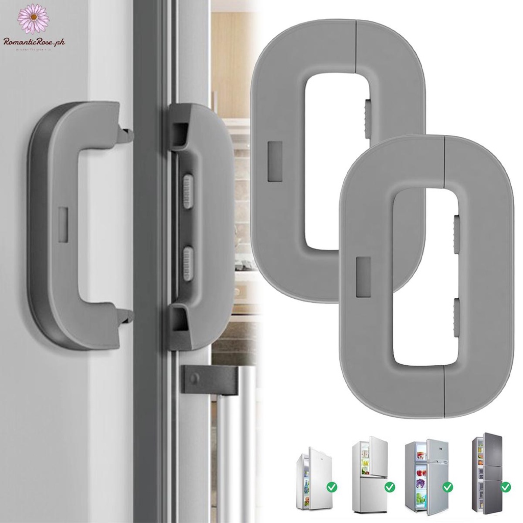 2 Pack Refrigerator Fridge Freezer Door Lock Latch Catch for Toddler ...