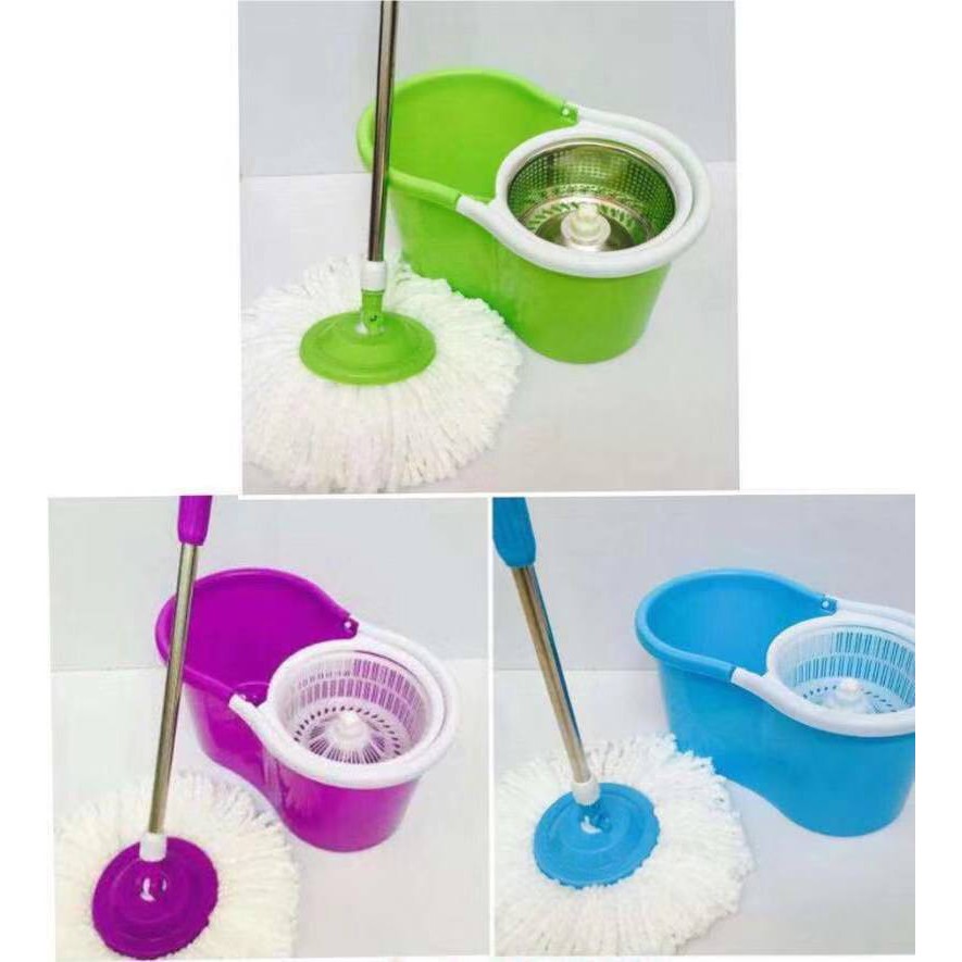 Rotating mop store