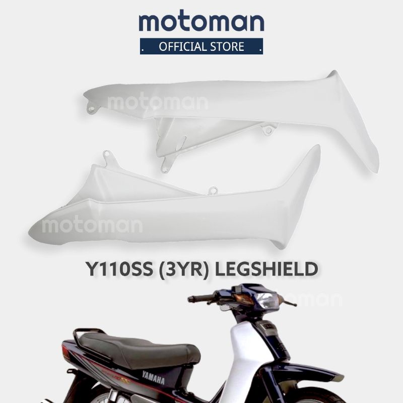 Yamaha Y110 Legshield Y110SS Kepok Putih Y110 SS Kepok Depan Wing Wing ...