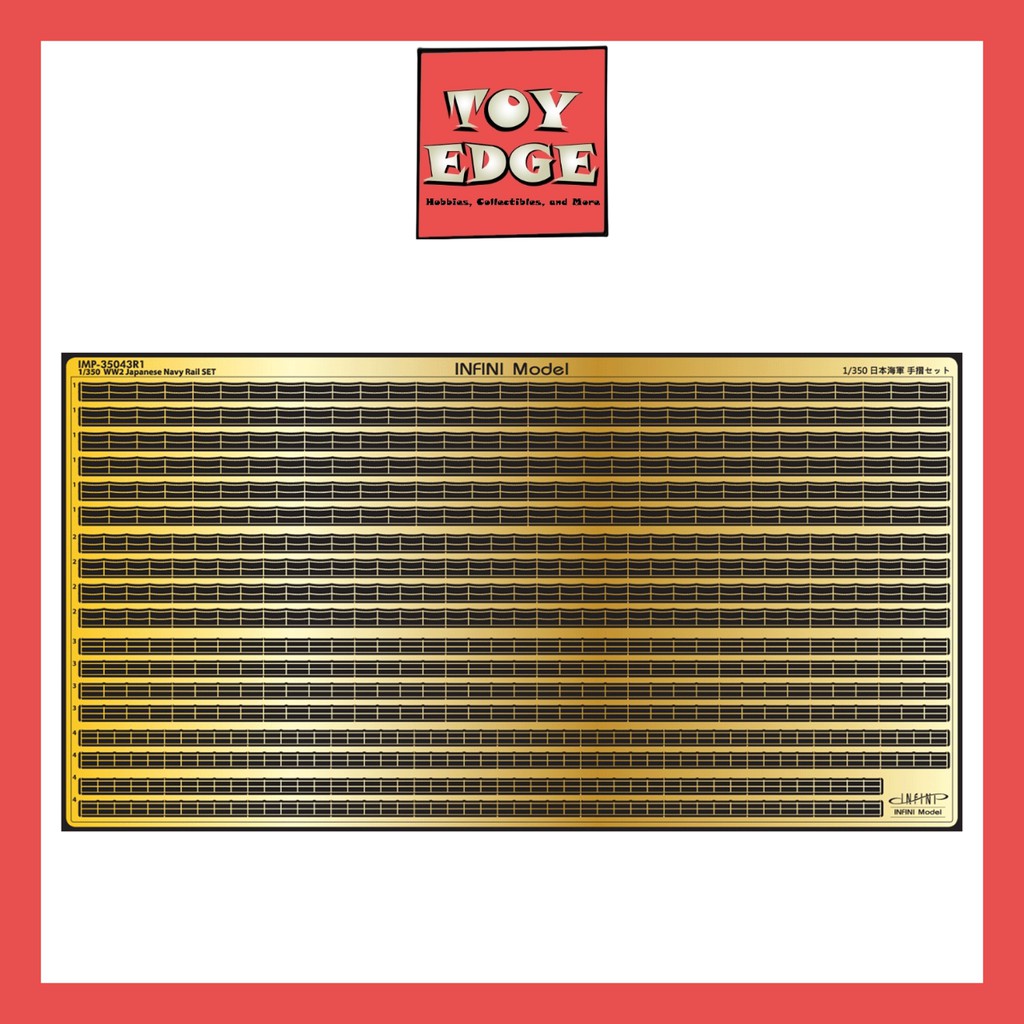INFINI Model Photo Etch Parts Ship Railing Sets 1/350, 1/700 Shopee