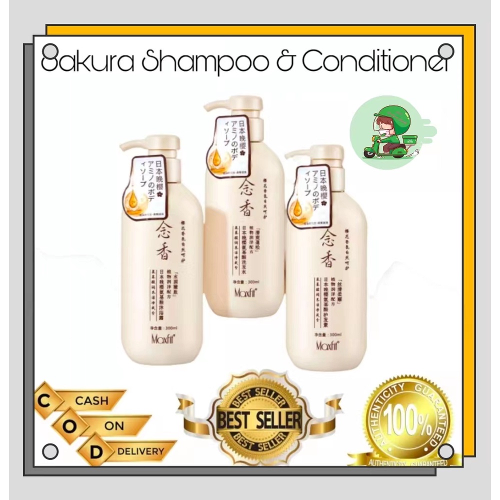 Original and Authentic Sakura Shampoo Japanese Amino Acid AntiDandruff