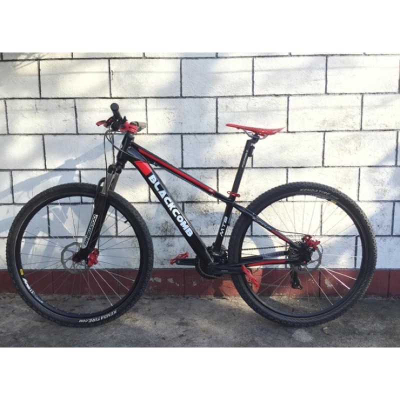 Black and 2024 red mtb