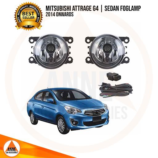 Pentair Foglamp Set Mitsubishi Mirage G4 2014 2020 100 Water Proof Fog Light / Lamp MS282