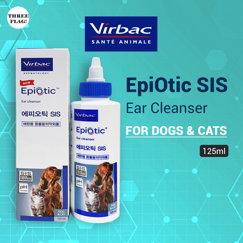 Virbac EpiOtic SIS Ear Cleaner For Dogs & Cats 125ml Shopee Philippines