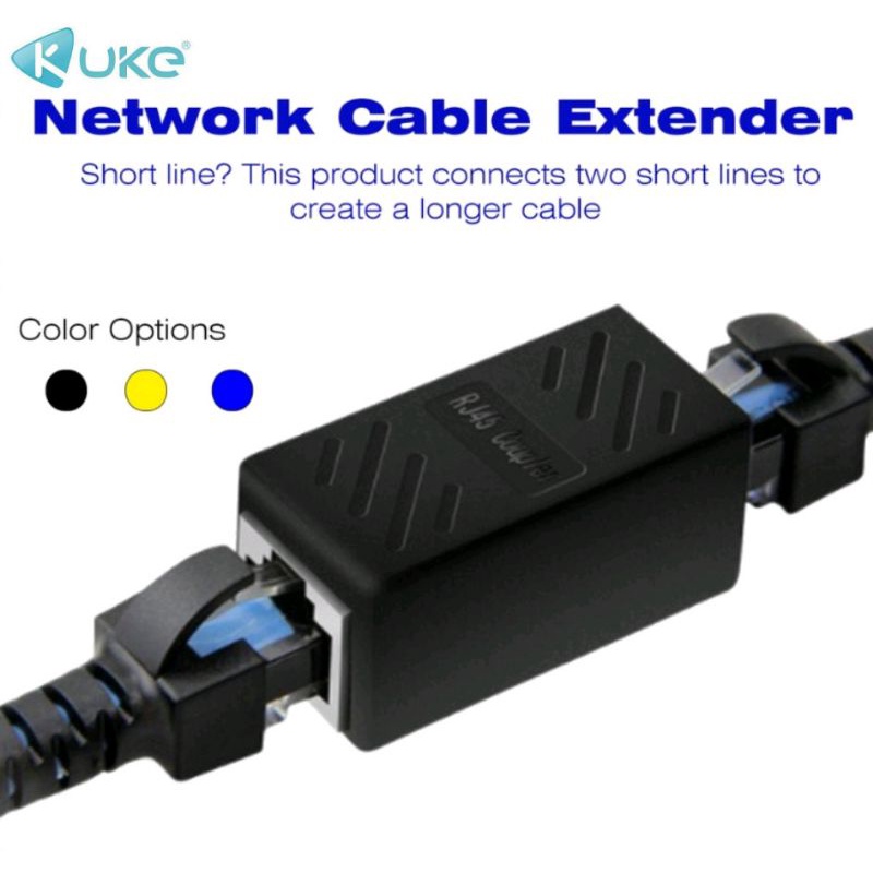 KUKE Lan Cable Connector Female To Network Rj45 Extender